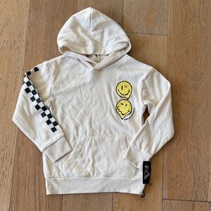 NWT Art Class x SmileyWorld Kids Sweatshirt Off White Size 6-7